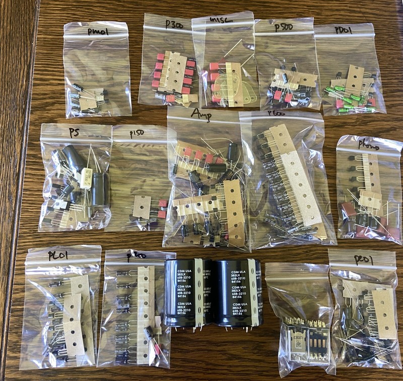 Marantz 4300 COMPLETE Rebuild Kit Recap Set with Transistors Relays (345 Parts)