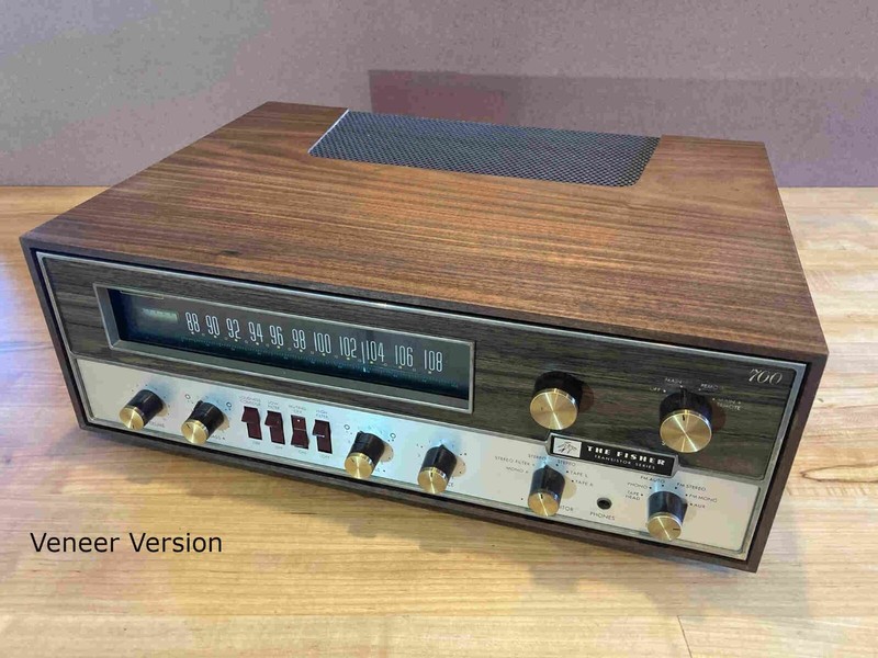 NEW Fisher 500-T / 700-T Receiver Walnut Case/Cabinet USA Made gallery