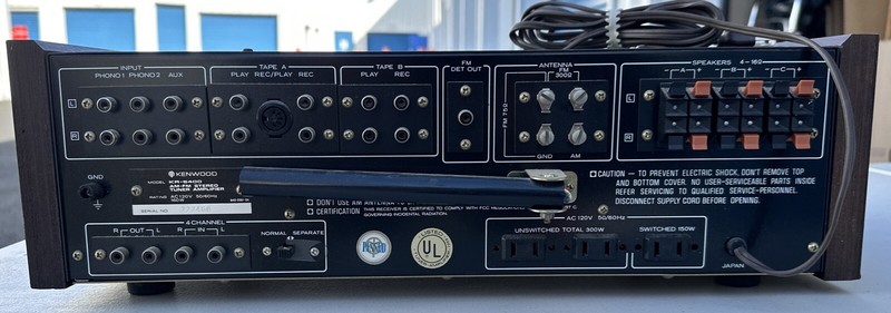 VINTAGE KENWOOD 1975 KR-5400 AM FM RECEIVER AMPLIFIER gallery