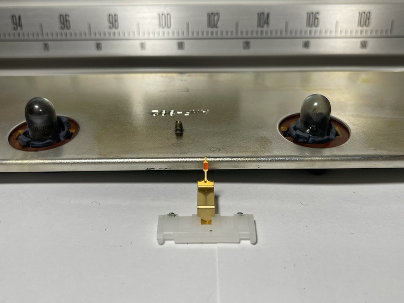 PIONEER SX-1050 Receiver DIAL PANEL w/Blind Sash Meters, Lenses & 4-Light Panel gallery