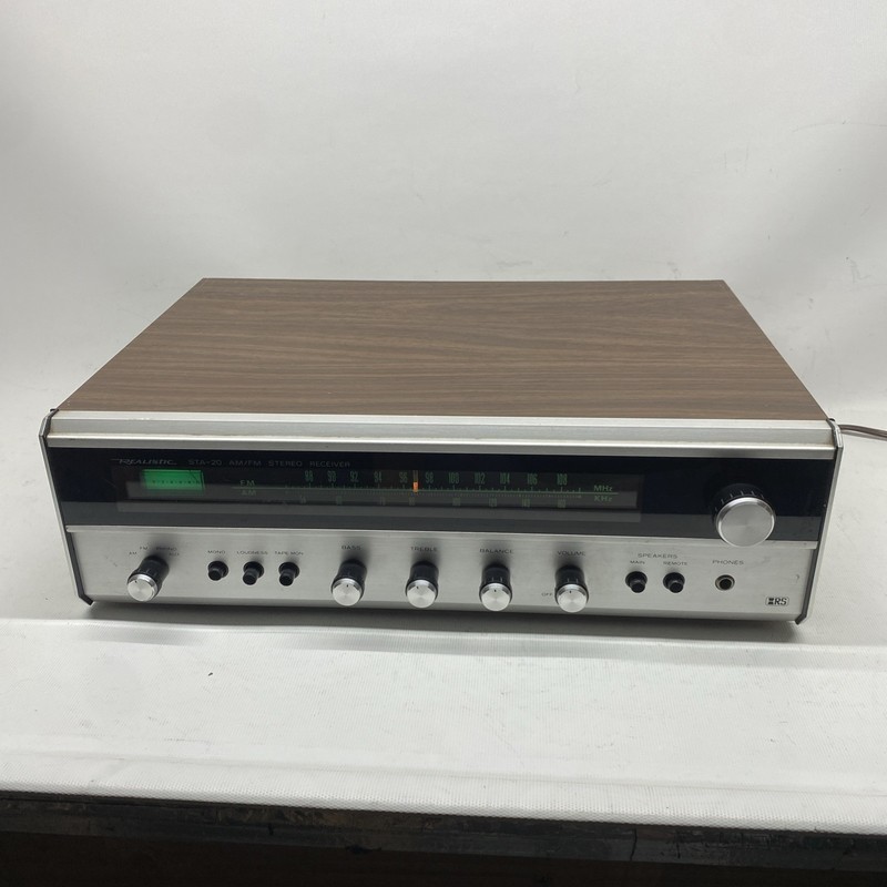 Vintage Realistic STA-20 AM/FM Stereo, Tested Working