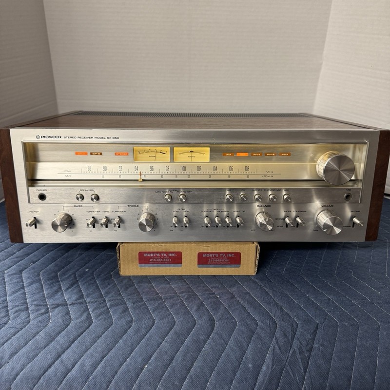 PIONEER SX-850 VINTAGE AM/FM STEREO RECEIVER – SERVICED – CLEANED – TESTED