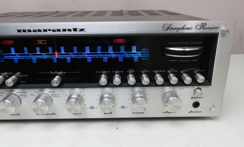 MARANTZ 2325 STEREO RECEIVER FULLY RECAPPED PRO SERVICED + LED's FRONT FACE A+ gallery