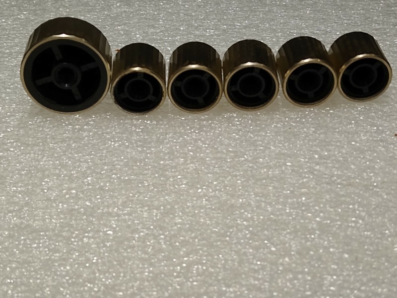 Six Vintage Noresco Radio Receiver Knobs Japan gallery