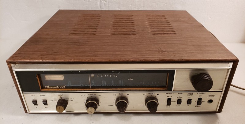 Scott 344 Stereomaster Stereo FM Tuner Amplifier – Parts/Repair