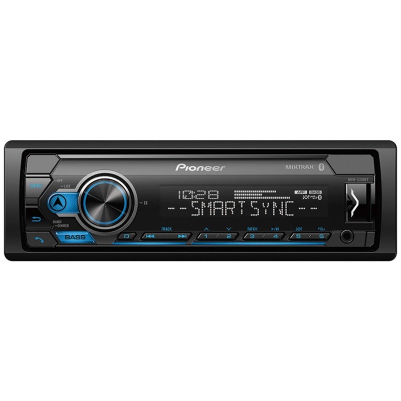 Pioneer Mvh-S310Bt Single Din Built-In Bluetooth Mixtrax Usb Auxiliary Pandora gallery