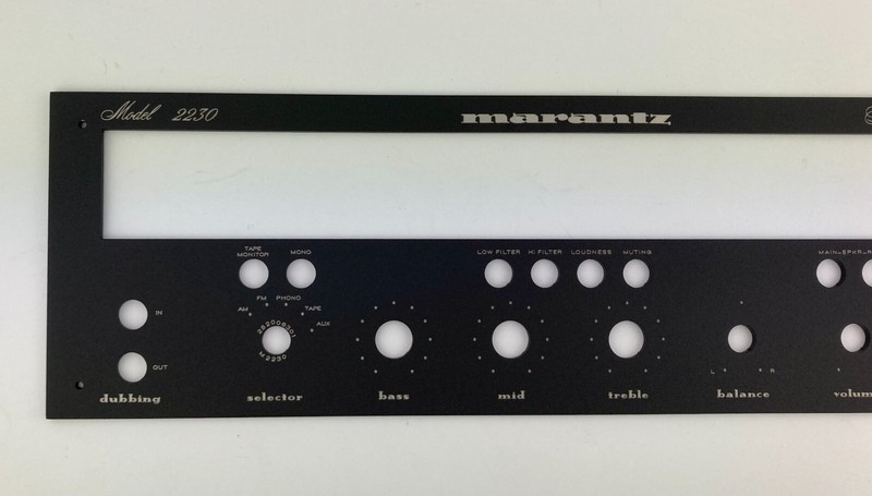 New! Marantz 2230 Receiver Front Panel Faceplate (Face Plate) gallery