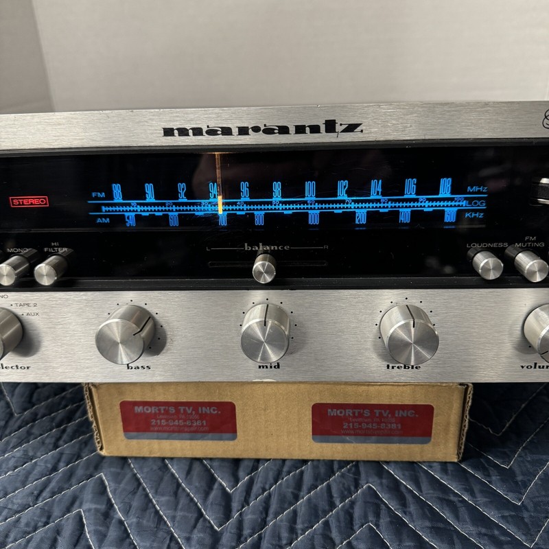 MARANTZ 2220B VINTAGE AM/FM STEREO RECEIVER - SERVICED - CLEANED - TESTED gallery