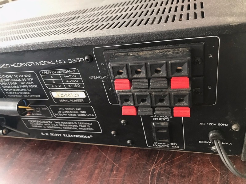 Vintage HH Scott 335R Stereo Receiver AM/FM PLEASE READ gallery