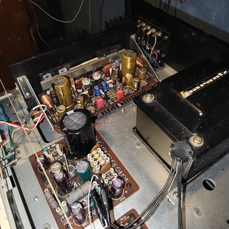 MARANTZ 2216 Complete Recap ,upgrade & Restoral. WIMA & Fine Gold Capacitors. gallery