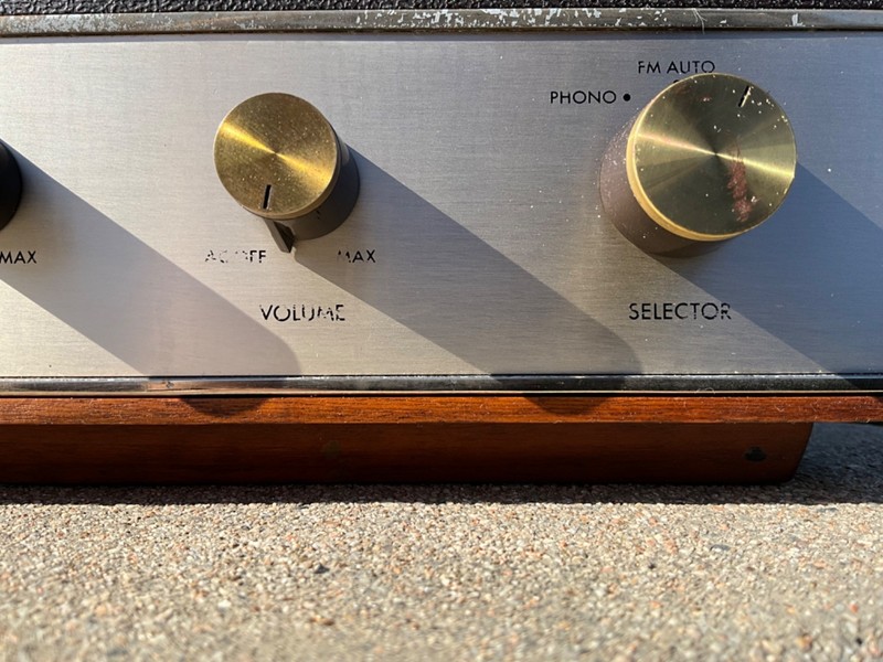 Vintage Fisher 150 FM MPX Stereo Receiver w/ Model 5 Speaker & Wood Case, Works! gallery