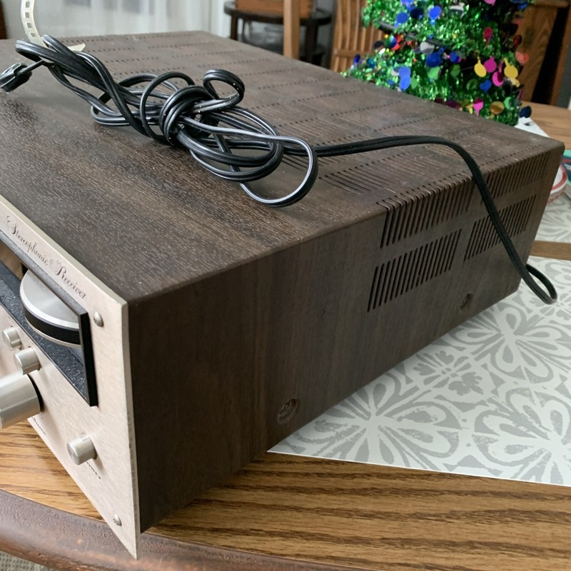 MARANTZ 2215 CHAMPAGNE ENGRAVED FACEPLATE . #622 on assembly Line. gallery