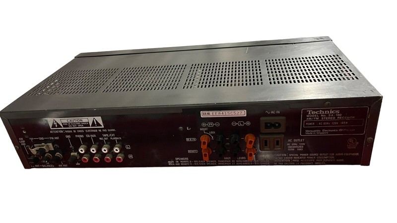 Technics SA-180 Stereo Receiver Powers On gallery