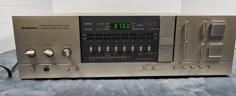 Pioneer SX-6 Stereo Receiver Computer Controlled Vintage Japan Tested – Turns On