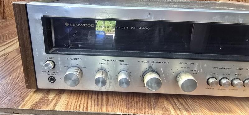 Vintage Kenwood KR-4400 Stereo Receiver 2 Phonos Made In Japan Parts Or Repair gallery