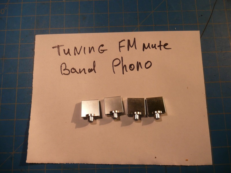 Nikko NR-1000 Receiver Replacement Parts Tape FM Mute Band Phono Push Buttons