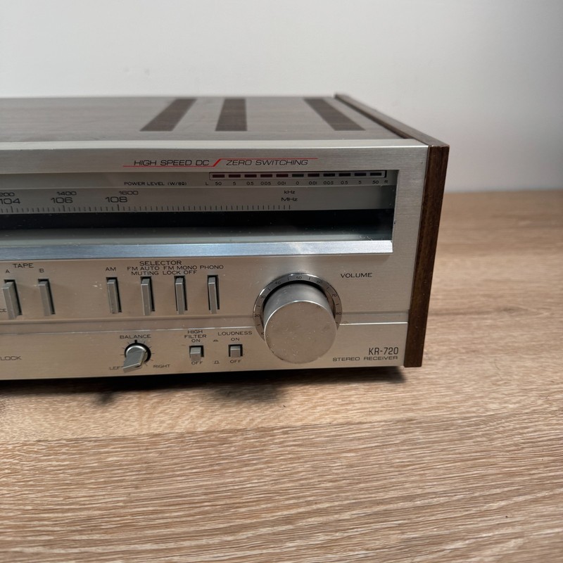 Vintage Kenwood KR-720 AM-FM Stereo Tuner Amplifier Tested - READ gallery