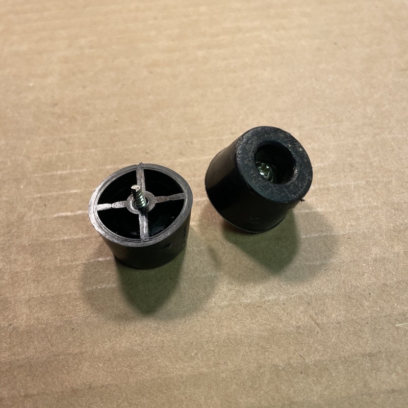 Harman Kardon 930 Stereo Receiver Genuine Parts: 2 (pair) Legs Feet w/ Screws