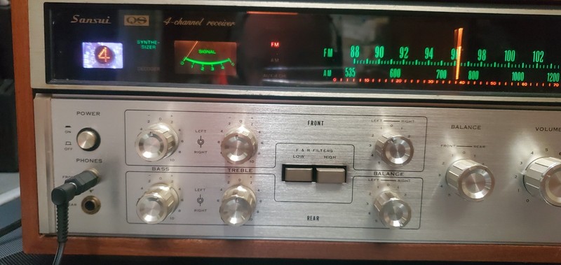 Vintage Sansui QRX-3500 4 Channel Stereo Receiver – Tested Working