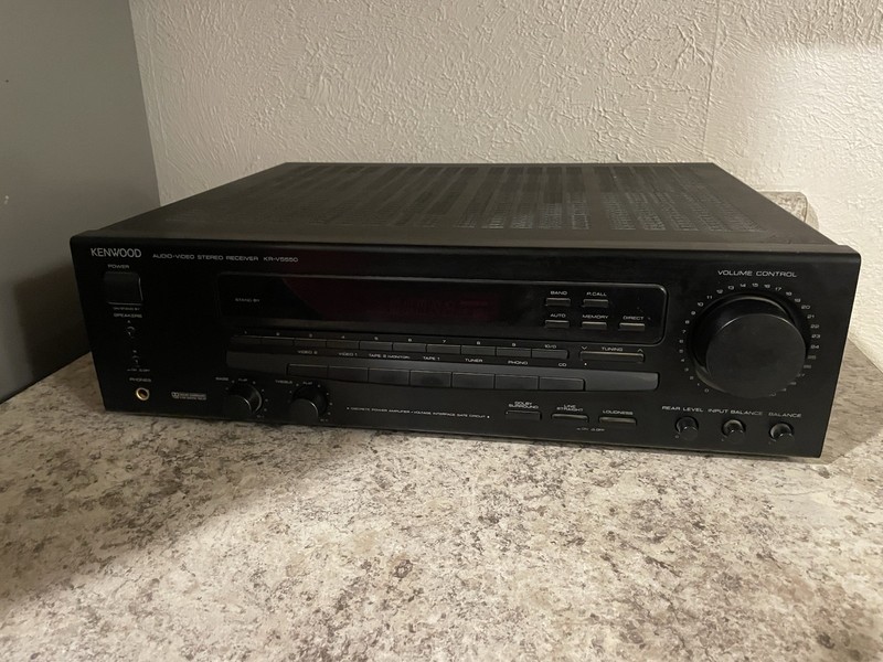 Vintage Kenwood KR-V5550 Audio Video Stereo Receiver Not Tested