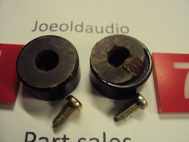 Zenith MC 9070 Cassette Deck Feet & Mounting Screws 2 Pieces Parting Out MC 9070 gallery