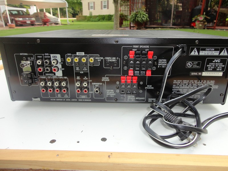 JVC RX-558VBK audio/video control RECEIVER gallery