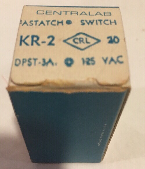 Fisher KR-2 500B Receivers NOS On/Of Switch gallery