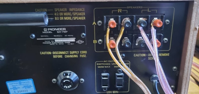 Vintage Pioneer SX-737 Stereo Receiver Excellent condition crisp Pioneer Sound gallery