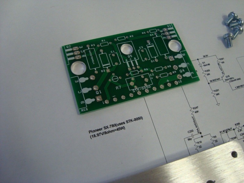 STK-0050 (STK-0050-II) STK-0070 Module pcb, heatsink, hardware for two channels gallery