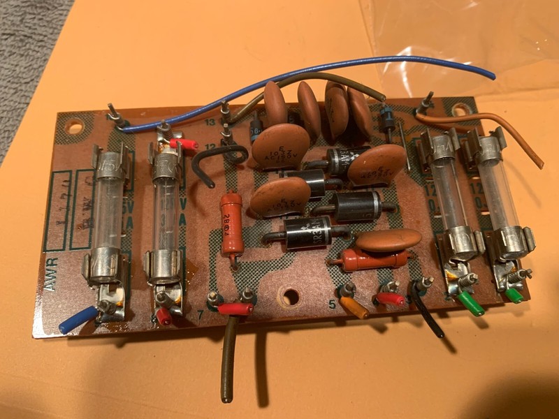 Pioneer SX-650 Stereo Receiver Parting Out Power Supply Assembly AWR-117