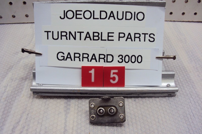 Garrard Turntable Model 3000 RCA Jack Panel. Tested Parting Out Entire 3000