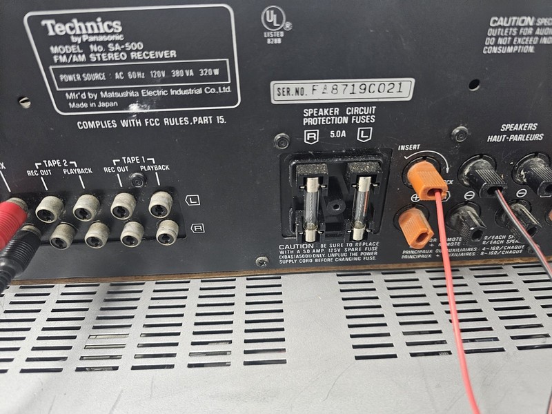 Technics SA-500 Vintage Stereo Receiver 1970s gallery