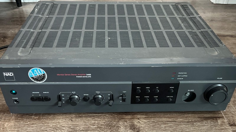 NAD 3400 Stereo Amplifier Parts Only