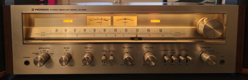 Pioneer SX-650 Vintage Stereo Receiver