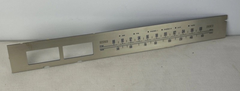 MARANTZ 2330b RECEIVER DIAL PANEL SCRATCHES IN TOP LEFT