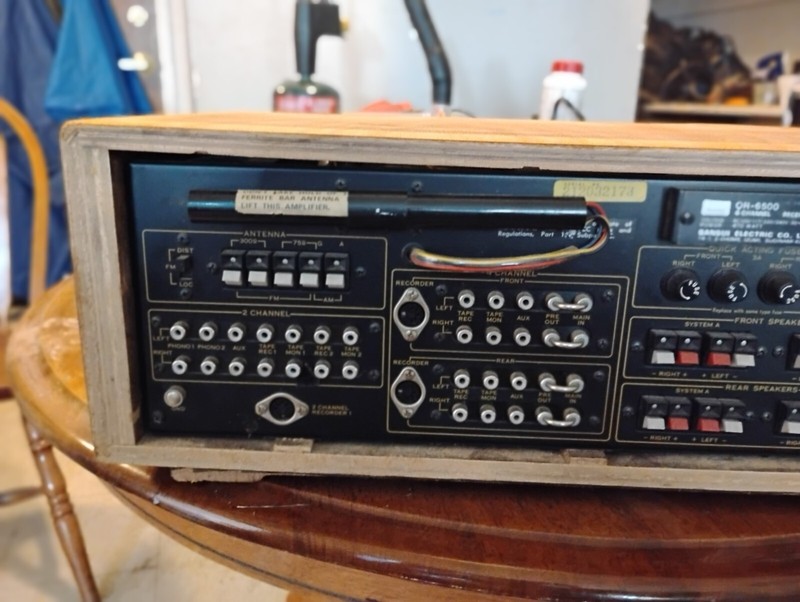 Sansui QR-6500 AM-FM Stereo Quad Receiver TESTED gallery