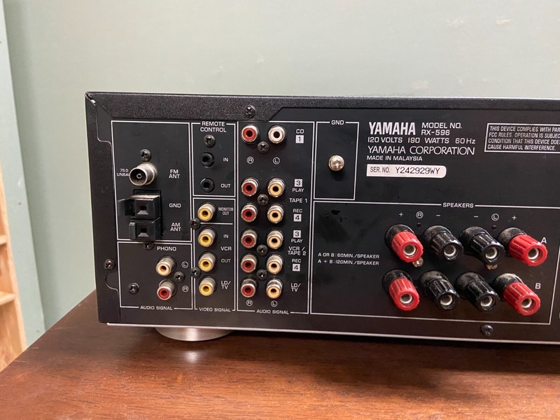 Yamaha Receiver RX-596 tested working read description MAKE OFFER gallery
