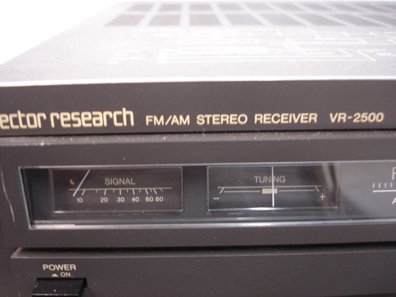 Vector Research VR-2500 Stereo Receiver Amp Works has audio on FM gallery