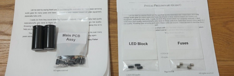 Technics SA-300 rebuild restoration recap service capacitor kit fix repair