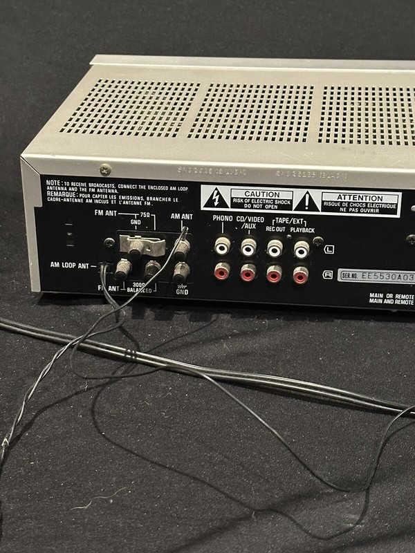 Vtg 1984 Technics SA-121 AM/FM Silver Stereo Receiver WORKING gallery
