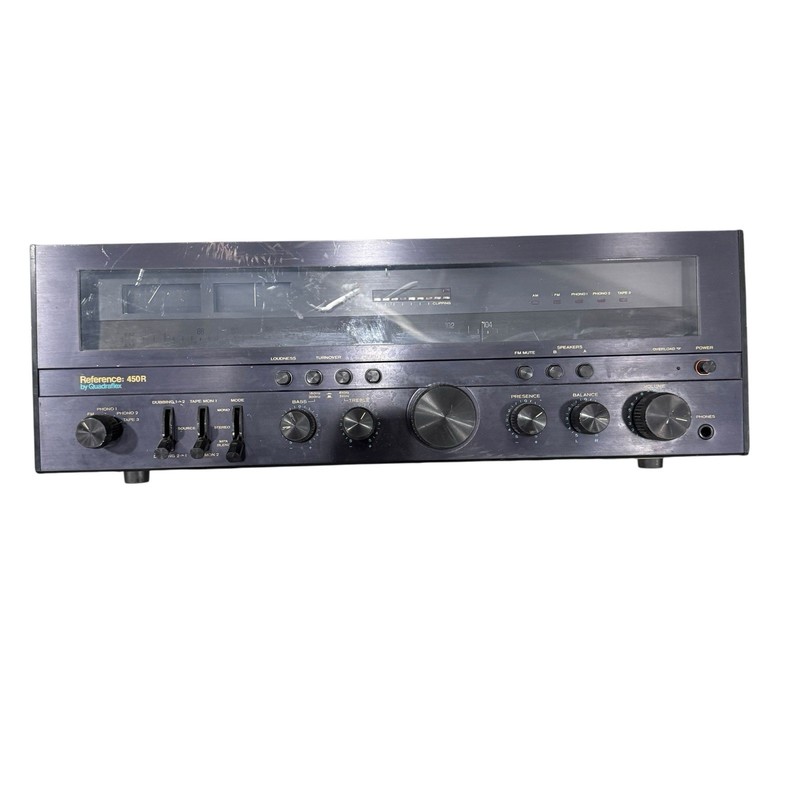 Reference 450R By Quadraflex Stereo Receiver Working Well GUC