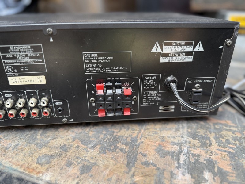 Vintage Pioneer SX-255R Stereo Receiver gallery