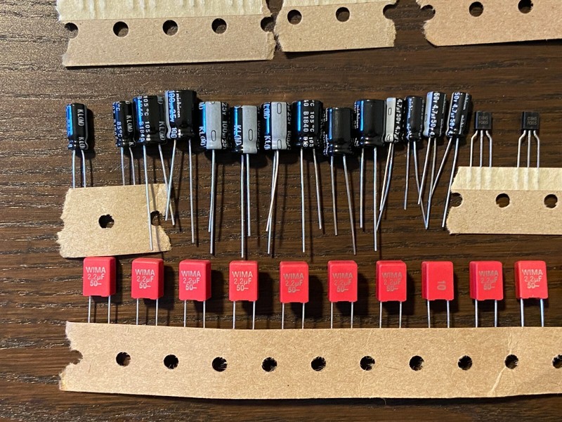 Pioneer SX-1050 Preamp Boards Rebuild Kit AWG-040 & AWG-041 Recap & Repair Kit gallery