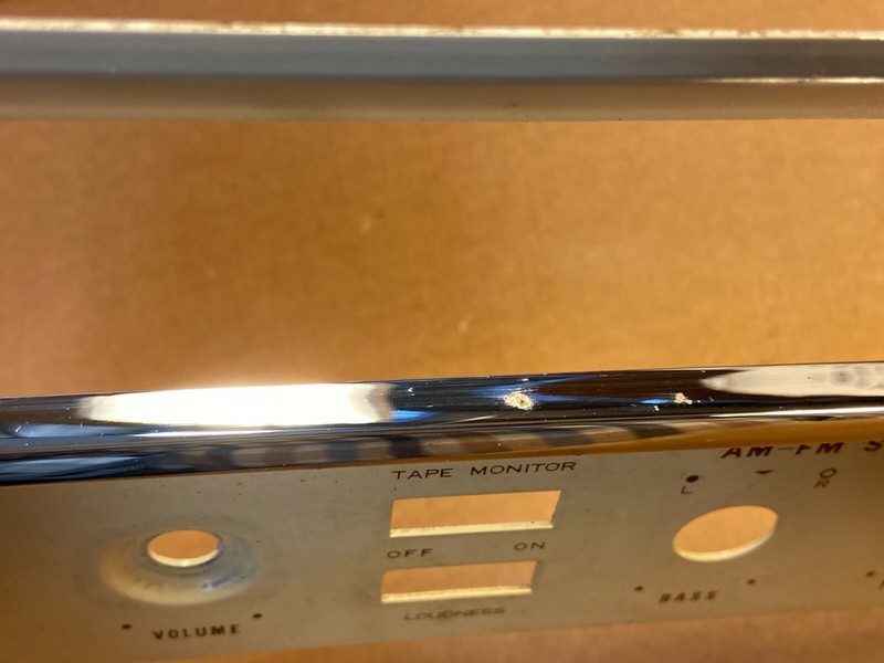 Faceplate from Kenwood KW-50 Tube Receiver Parts Nice Condition gallery