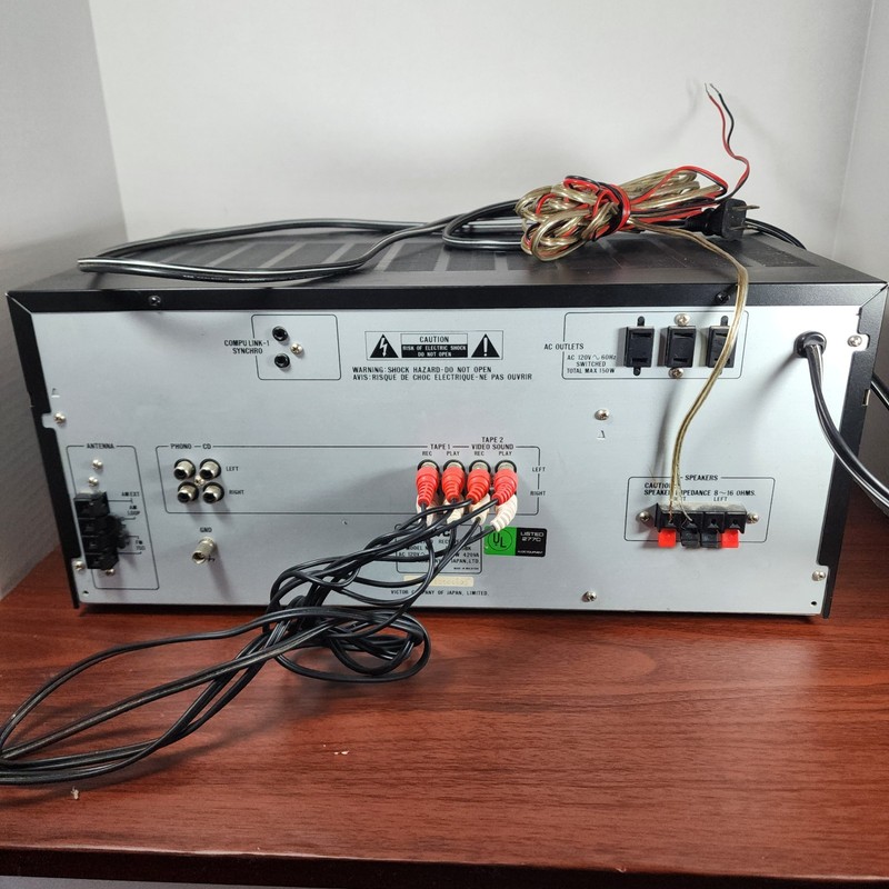 Vintage JVC RX-R85BK Stereo Receiver Tested Working gallery