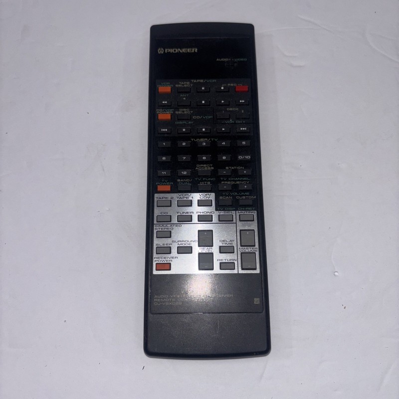 VINTAGE Rare PIONEER CU-VSX028 A/V STEREO RECEIVER REMOTE CONTROL UNIT EUC