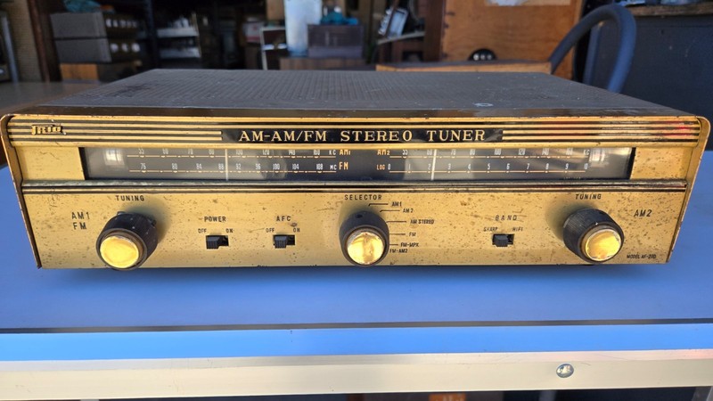 Trio AF-270 AM/FM Stereo Tuner Vintage Vacuum Tube Radio For Parts OR Repair gallery