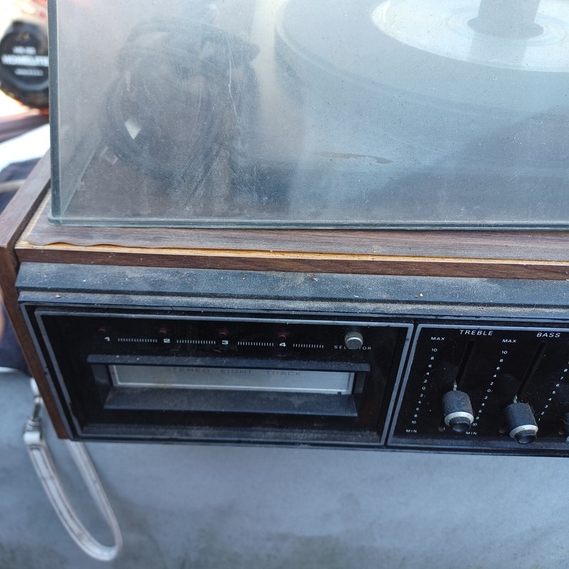 Vintage Kmart SS Kresge AM/FM Receiver Record player 8-Track tape SKT-295 Japan gallery
