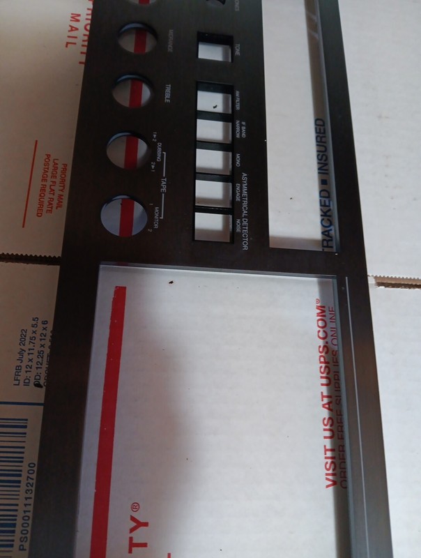 CARVER MXR-2000 magnetic field power amplifier Faceplate No Handles gallery