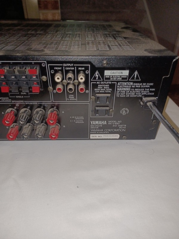 Yamaha RX-v690 Natural Sound AM FM Stereo Receiver with Remote - Used gallery